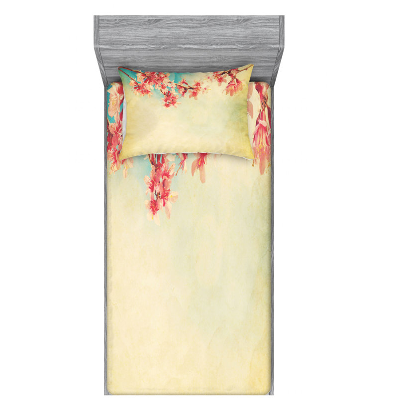 Microfiber Sheet Set, Twin Sheet Set with Fitted Sheet