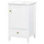 Meuble-lavabo autoportant avec armoire de rangement et support de rangement