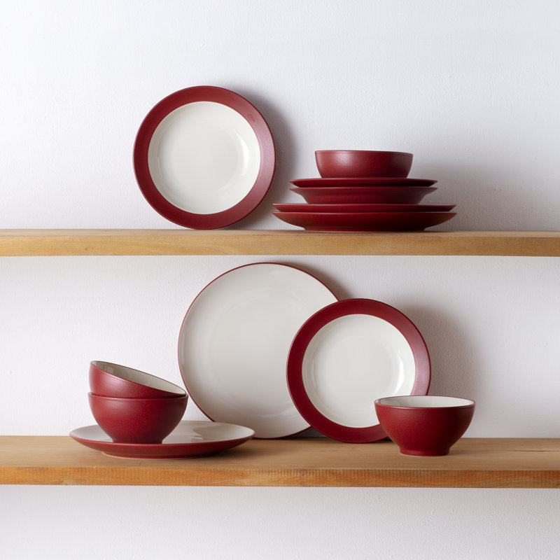 Service de table 12 pièces, service pour 4 Noritake Colorwave, Framboise