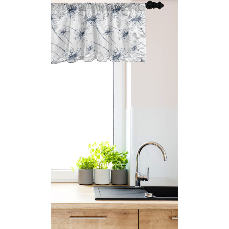 Ensemble de 2 cantonnières Ambesonne Daisy, L 54 po x L 12 po