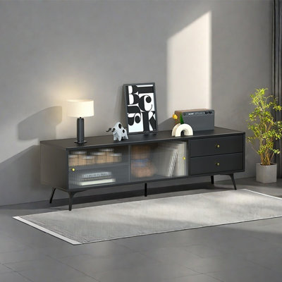 Meuble télé de luxe à lumière noire