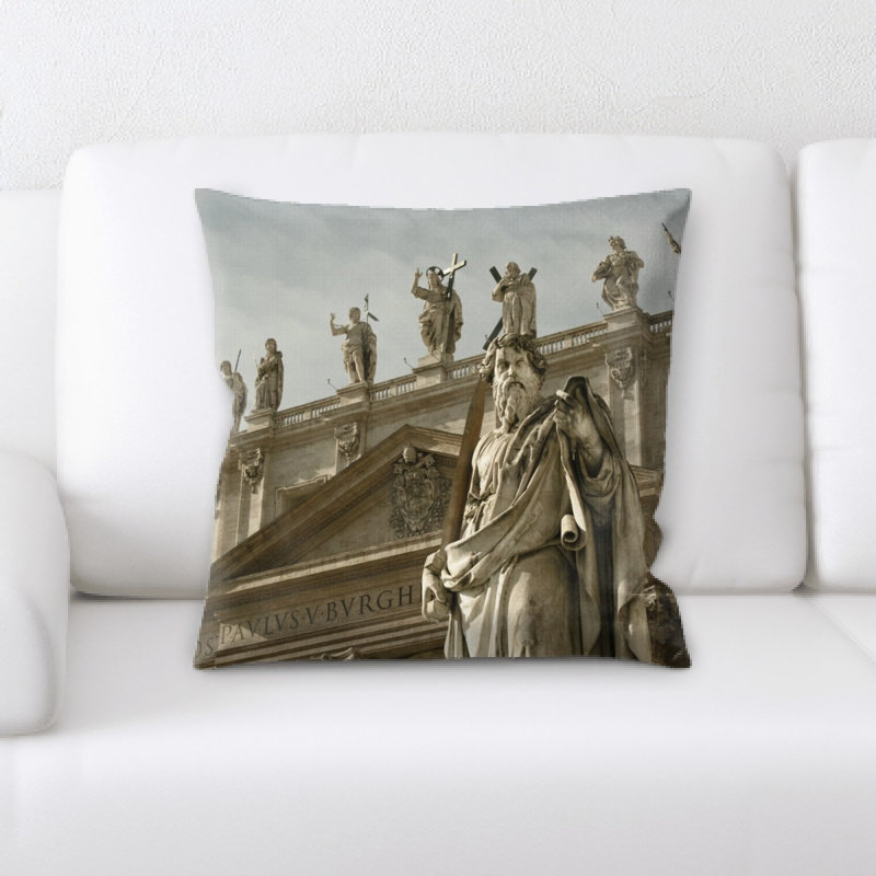 Coussin statue