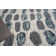 Ink Blot Wool Area Rug in Black/Gray