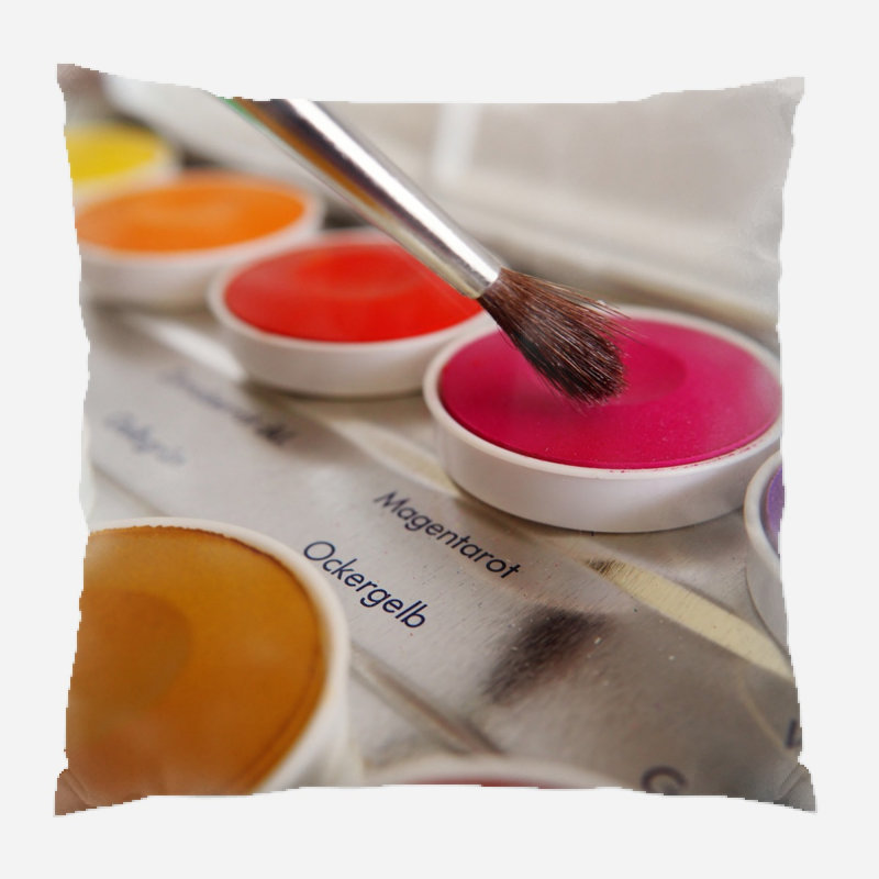 Housse et insert de coussin carré Leigha, Microsuède, Intérieur