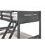 Lit superposé simple au-dessus d'un lit simple en bois Anderson gris-1415648805-1415648800