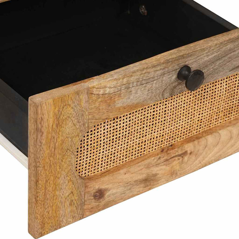 40cm W Solid Wood Bedside Table