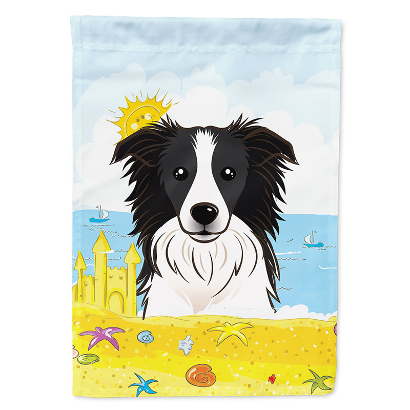 Drapeau de maison 40 po x 28 po Batchelder, Border collie