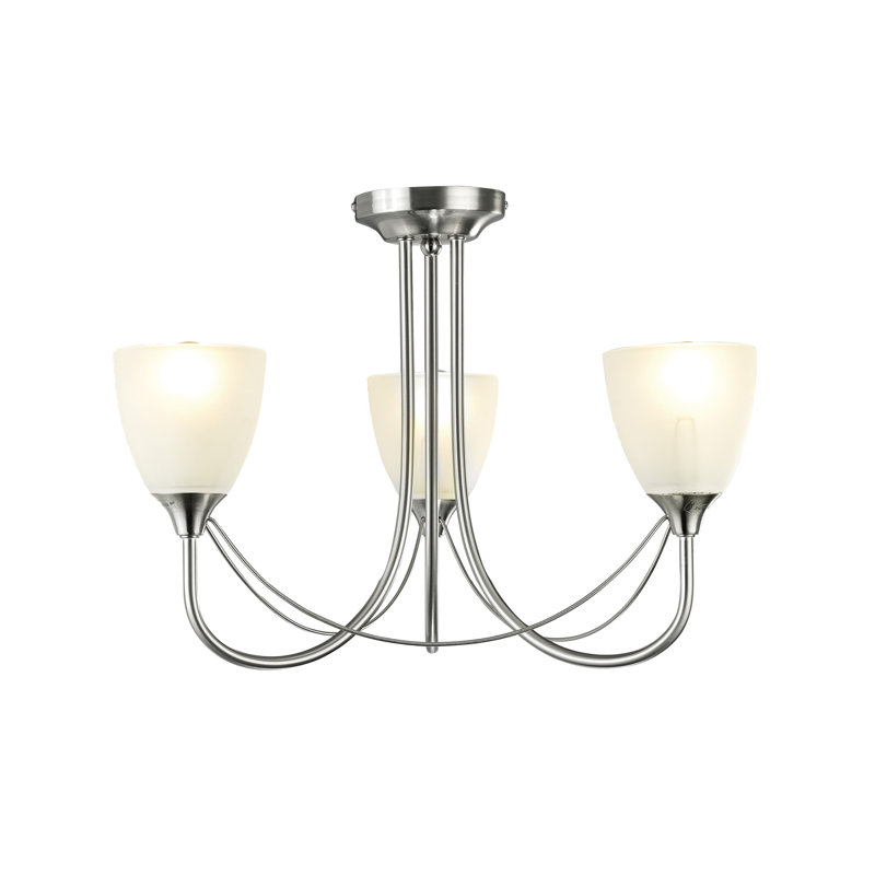 Combs 3-Light Shaded Chandelier