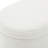 Morganstern Sherpa Fabric Upholstered Oval Storage Bench with Metal Legs