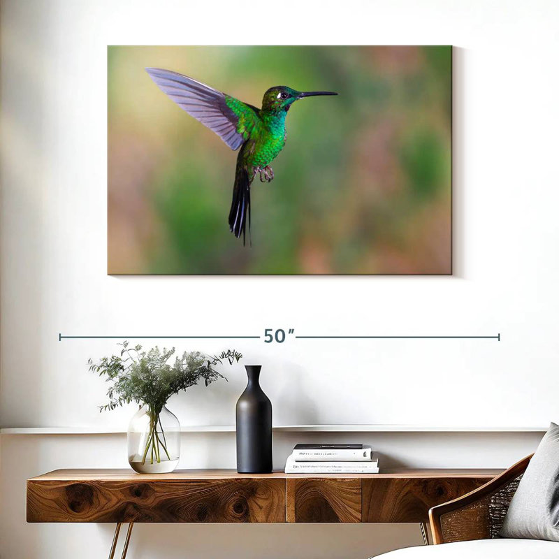 Green Fronted Hummingbird, 26" H x 39" W