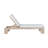 Jahmair Outdoor Metal Chaise Lounge , Cushion Included