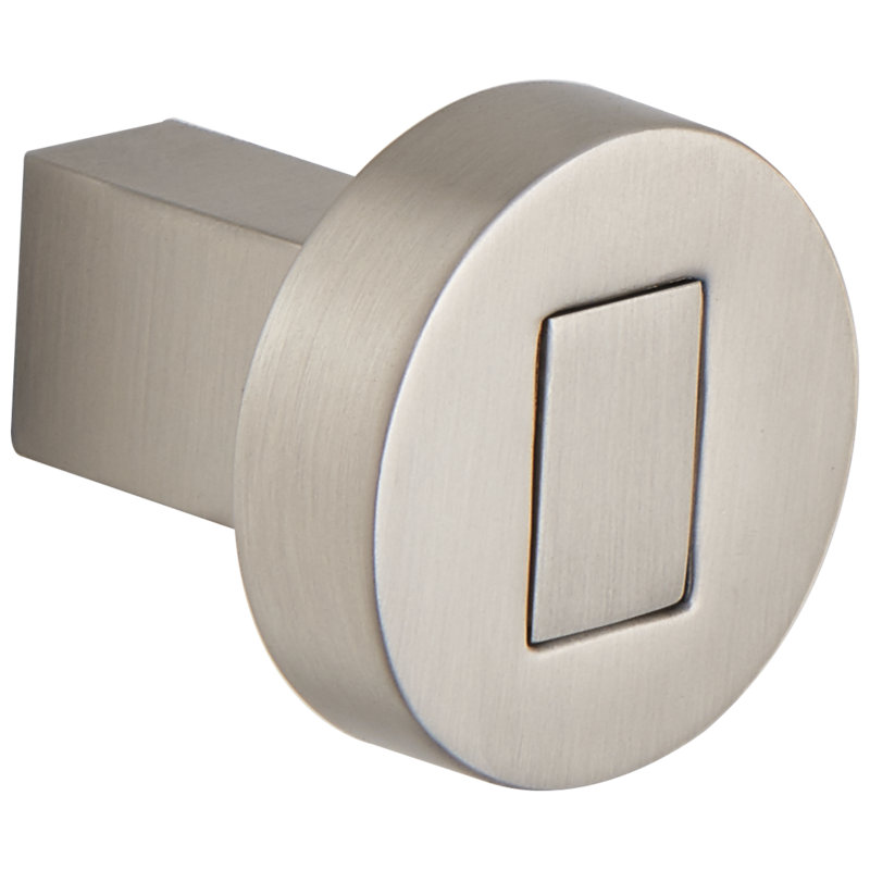 Litze® Drawer Knob, Luxe Nickel