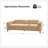 Berklie 91" Modern Boucle Sofa with Solid Wood Base-596078409