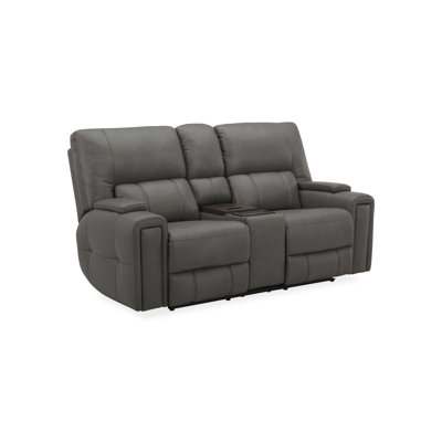 Causeuse inclinable électrique en cuir Harrison