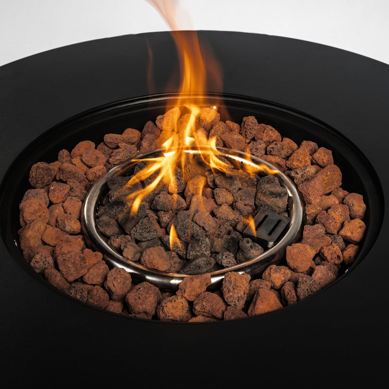 40000Btu Propane Fire Table, 30Inch, Igniter Steel Frame 30Inch Pit, 40000Btu,, 24.18" H x 29.89" W x 29.51" D, Black