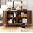 Piotrowski 55.1" W Solid and Manufactured Wood Sideboard-752732138