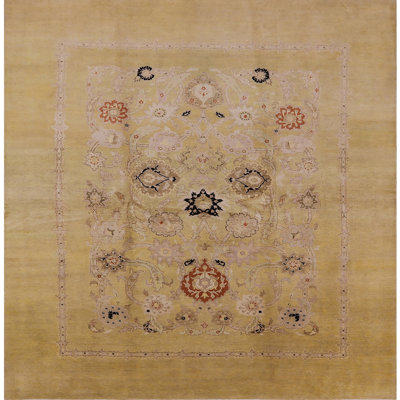 Tapis oriental brun / rose