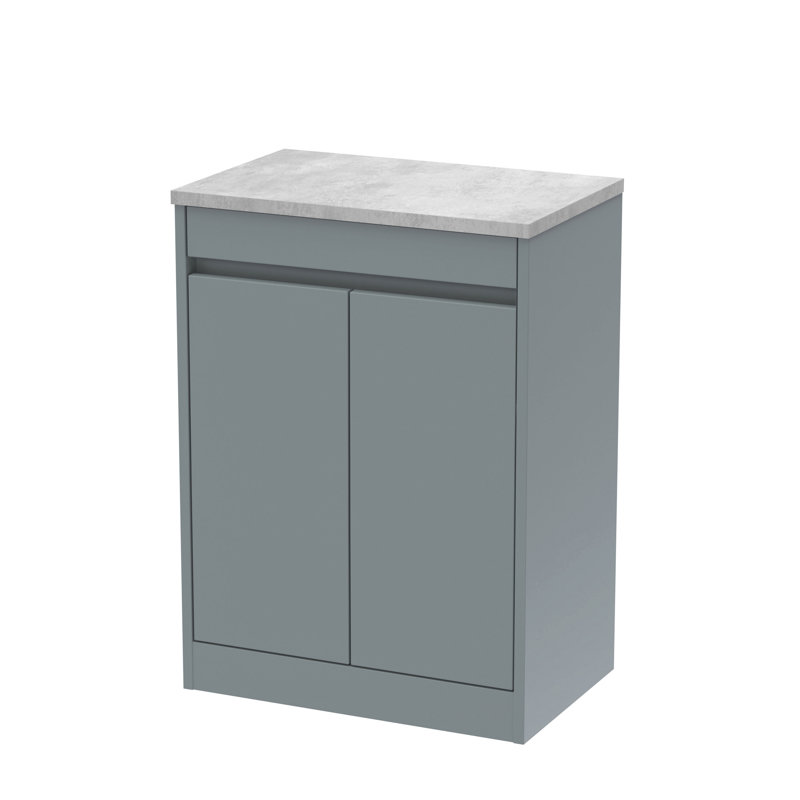 Havana 620 mm Bathroom Vanity, Coastal Grey, Coastal Grey