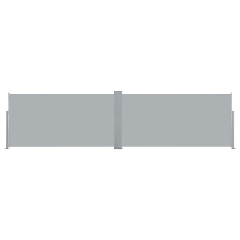 Symple Stuff 6cm W Retractable Side Awning, 1.6m H x 6m W x 1.6m D, Grey