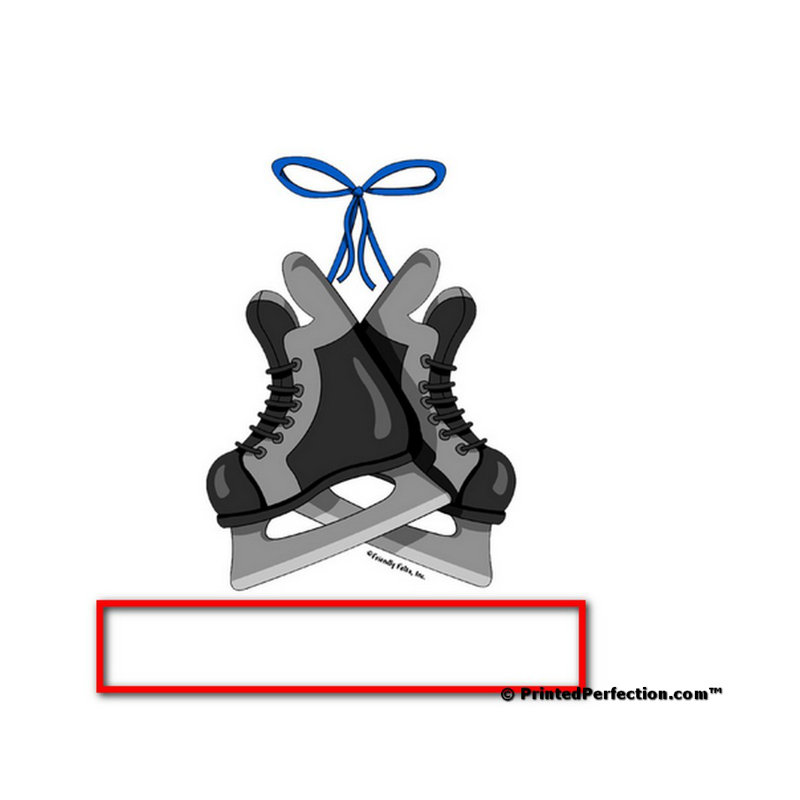 Patins à glace personnalisés - aimant en acrylique pour homme - excellent cadeau!, Oui