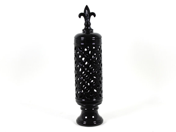 Ceramic Table Vase, 19" Height