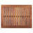 Teak Non-Slip Shower Mat