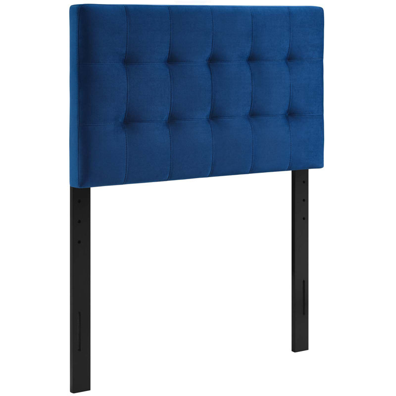 Tête de lit Copper Grove Worishofen par Modway, Bleu marine, Jumeau