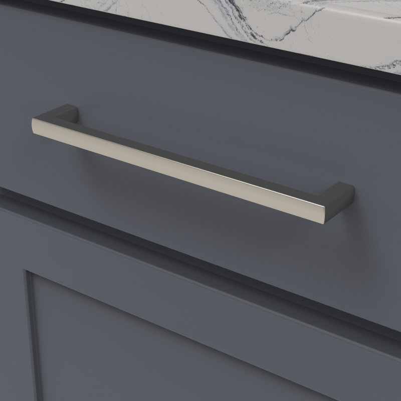 Coventry Center Appliance Pull, 8 13/16", Polished Nickel, 0.5"