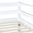 White Solid Rubber Wooden Twin Over Loft Bed. Strong And Stable. Maximize Storage Capacity. Effortless Assembly Bed, White. Build. Optimize Bedroom Storage. Simple Installation Process-1084975838