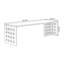 Bureau rectangulaire brun en bois massif-129250344