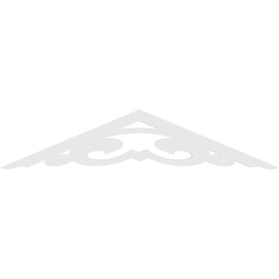 Preston Signature Urethane Gable Pediment, Primed Tan