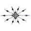 Lustre classic de style bougie 14 lumières Gorgas