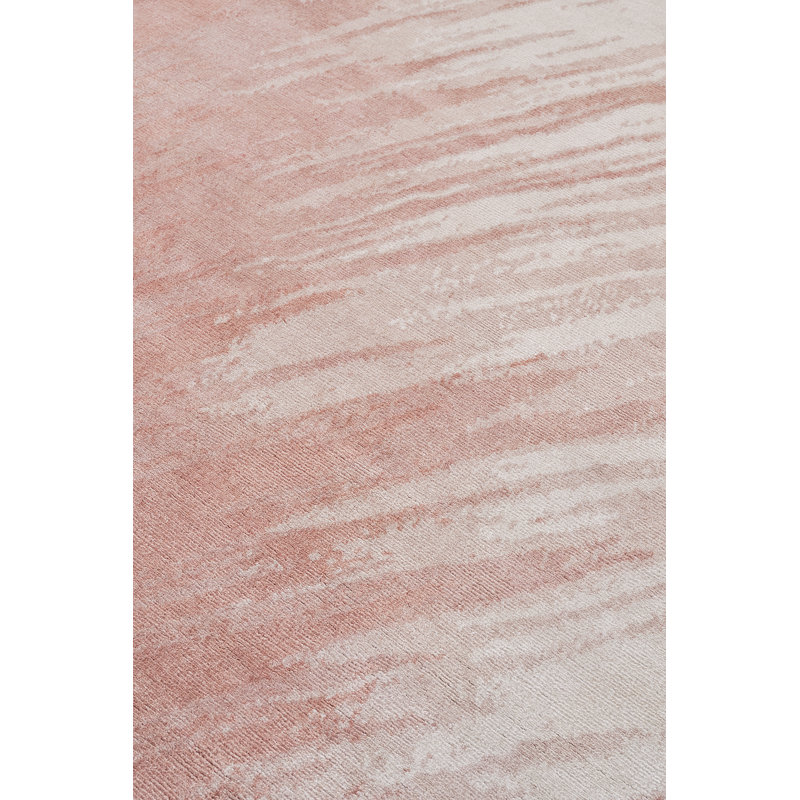 David Rockwell Splash Salmon Area Rug, Rectangle 4' x 6'