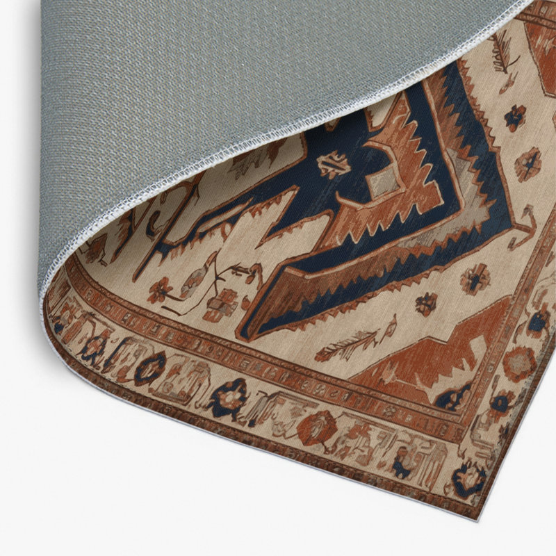 Tapis d'intérieur et d'extérieur brun Persian, Rectangulaire 2 pi x 3 pi