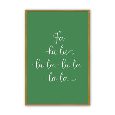 Fa La La Art Print