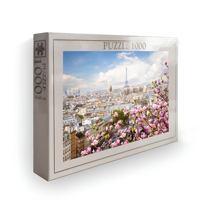 1000-Piece Jigsaw Puzzle, 26.8 x 18.9 inches | High-Quality 100% Cardboard, Vibrant Design | Perfect for Family Fun, Stress Relief & Educational Play | Gift for Adults & Kids | Box Size: 13.2 x 9.1 x 2.0 inches