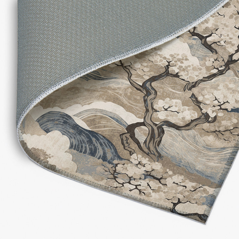 Tapis intérieur et extérieur Eernal Petals, Rectangle 1 pi 6 po x 2 pi 6 po