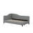 L-Shaped Linen Daybed With Solid Wood Legs-1497422874-1497422876