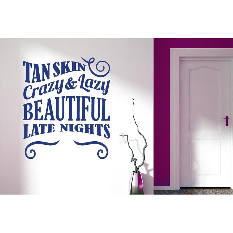 Non-Wall Damaging Wall Decal, Medium, Dark Blue