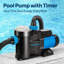 Pompe de piscine auto-ajustable 2HP avec minuterie-133205225