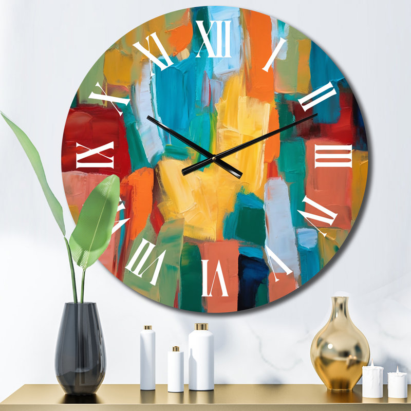 Horloge murale en métal, Moyenne
