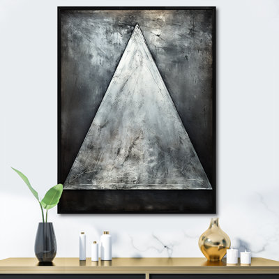 " Triangle Trance Shimmering Silver II "