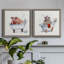 «Farm Tub Pig», ensemble de 2 peintures sur toile encadrées-10782399-10782394