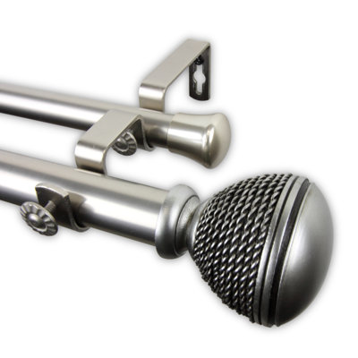 Camina Adjustable Double Curtain Rod