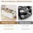 4 Dresser for Bedroom, 41.5" Tall Dresser, Freestanding Vertical Drawer Cabinet with Storage, Wooden Closet Storage Chest-2087136376