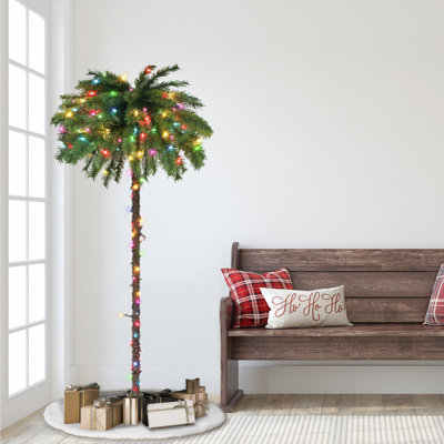 72' Lighted Pine Christmas Tree