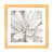 Toile avec cadre en bois beige