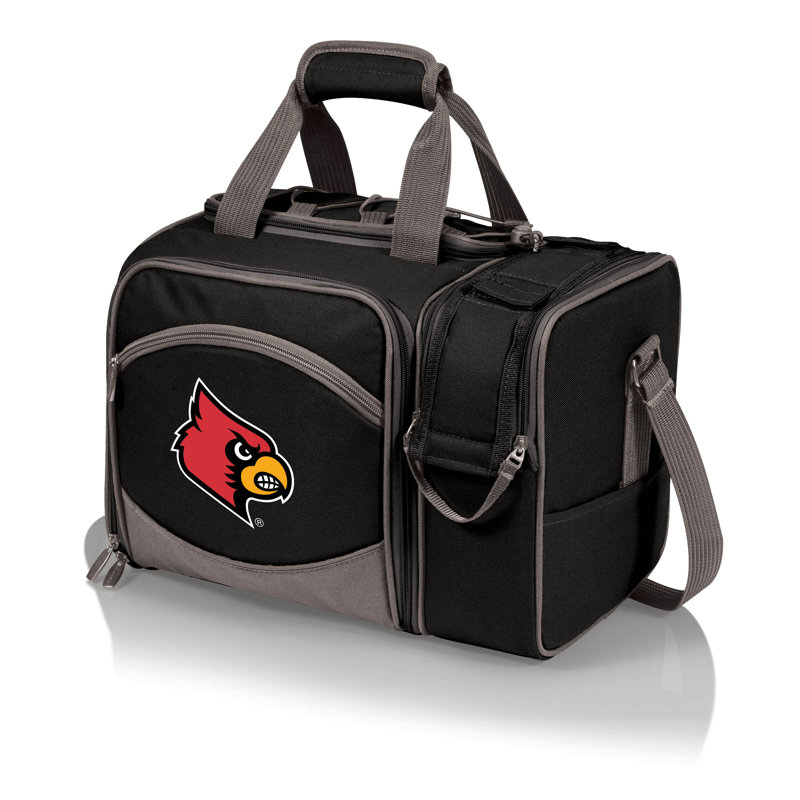 Refroidisseur à pique-nique isolé NCAA, Noir, Cardinals de l'Université de Louisville