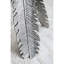 Table d'appoint en aluminium à thème feuille d'aluminium avec charisme feuille d'argent antique