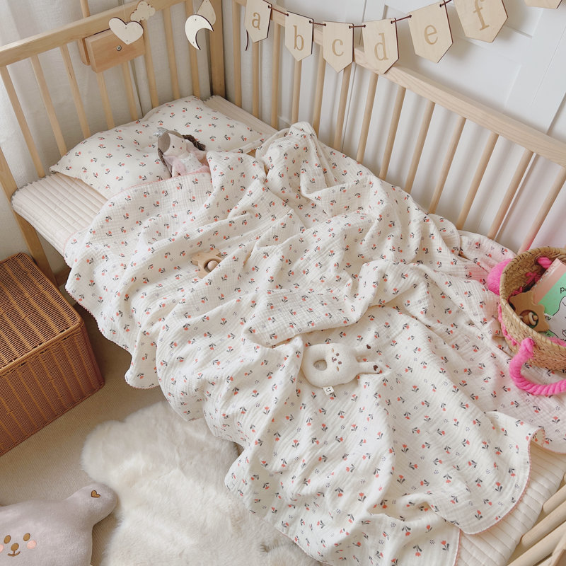 Couverture mignonne pour bébé en coton